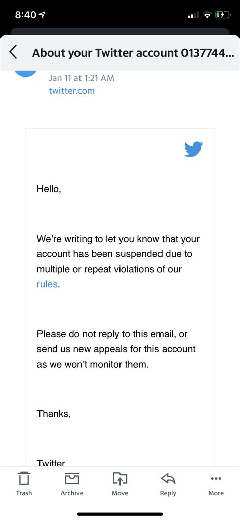 Am I permanently suspended or just temporarily? Twitter didn't let me ...