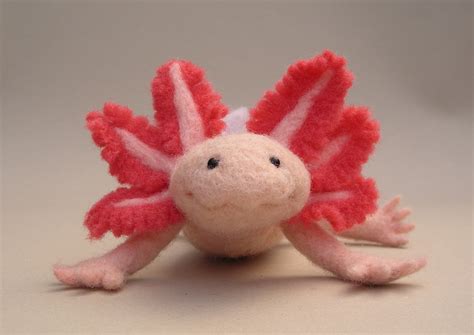Needle Felted Animals - Cretur Fetur: Bye, second axolotl!