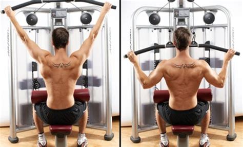 lat pulldown machine proper form technique
