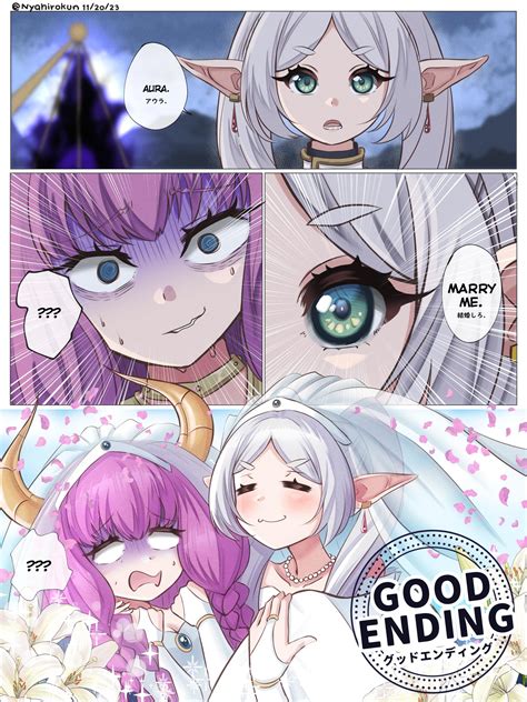 [OC] The Good Ending [@Nyahirokun] : r/Frieren
