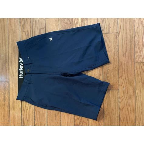 Hurley Navy Blue Board Shorts Excellent condition... - Depop