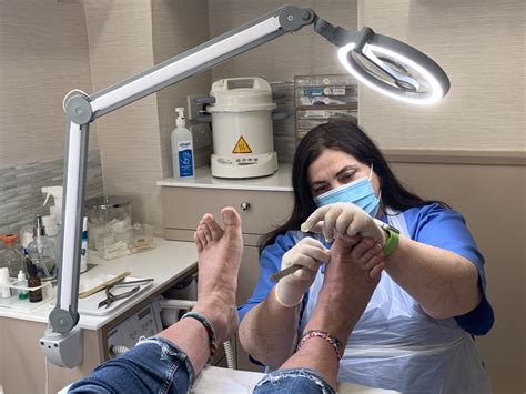 fionadoingpedicure2 - Beauchamp Foot Care - Beauchamp Foot Care