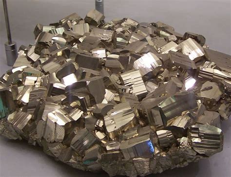 Pyrite melts at about 1180°. Once the melt reaches this temperature ...