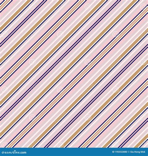 Pink Stripe Seamless Pattern Background in Diagonal Style Stock Vector ...