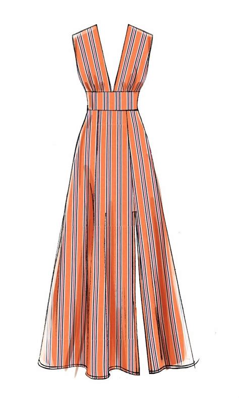 V Neck Dress Pattern