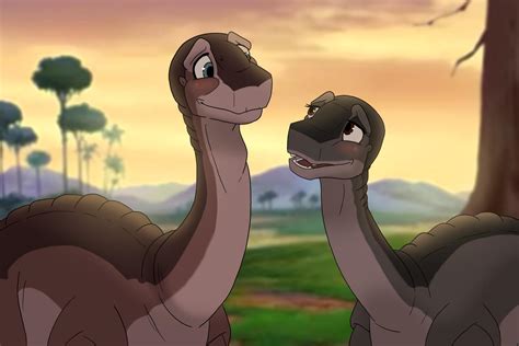 Bron Meets Littlefoot's Mother by RevheadArts on DeviantArt