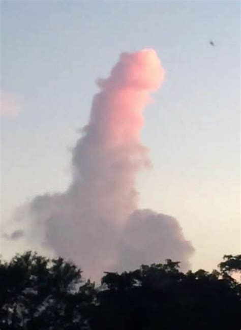 Hilarious video a penis shaped cloud appeared in the sky in Miami | UK ...