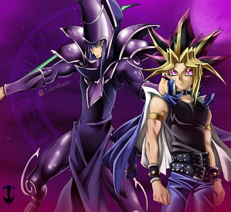 Yami Yugi y Dark Magician by TakerKano on DeviantArt