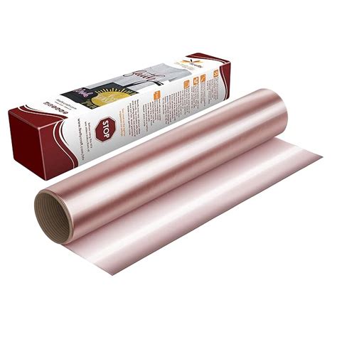 Buy Firefly Craft Metallic Heat Transfer Vinyl Sheets - Rose Gold HTV ...