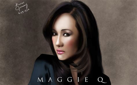 Maggie Q by MarcusJay on DeviantArt