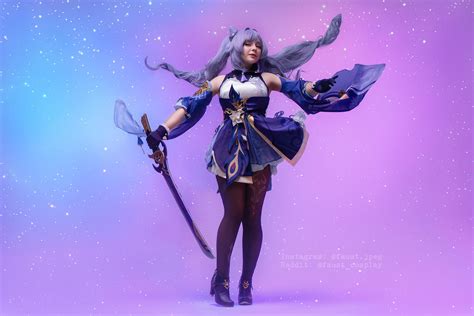 Keqing cosplay by Faust/ photo by Emulsio : r/cosplaygirls