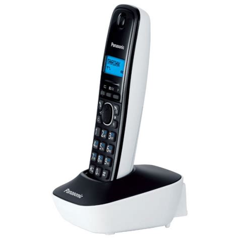Телефон Panasonic KX-TG 1611 RUW, черный: купить в интернет магазине ...