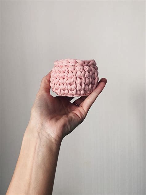 Мини-корзинка из хлопка