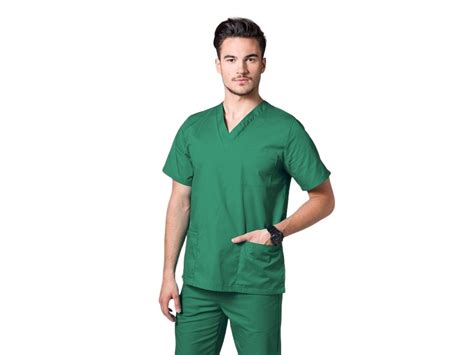 Medical gown SU men's - green - INFINITE MedStyle