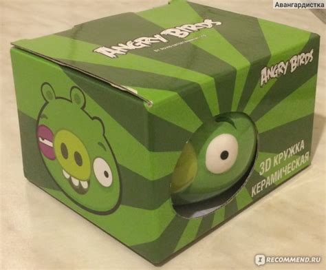 Кружка Angry Birds Объемная, с крышкой - «интересная 3D кружка Angry ...