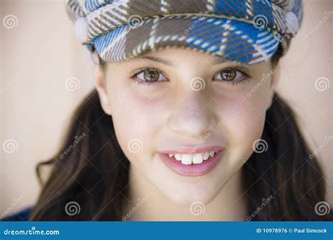 Tween Girl Smiling To Camera Stock Photography | CartoonDealer.com ...