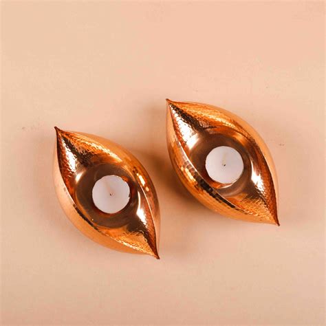 Copper T-Light Holder (Set of 2) – The Good Road Gifting