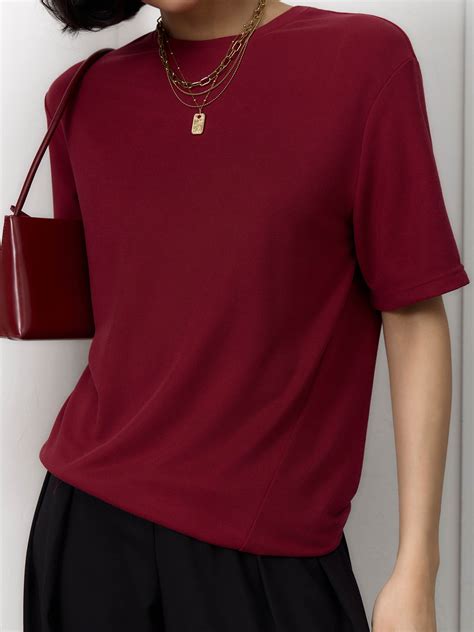 Loose-fitting jersey T-shirt :: LICHI - Online fashion store