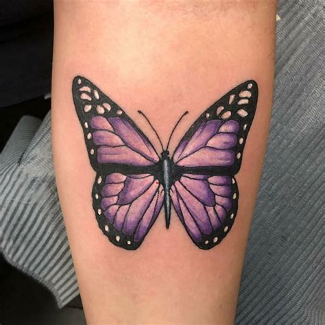 purple monarch butterfly tattoo  perfect purple butterfly tattoos