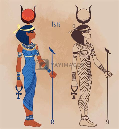 Isis, goddess of life and magic in Egyptian mythology. One of the
