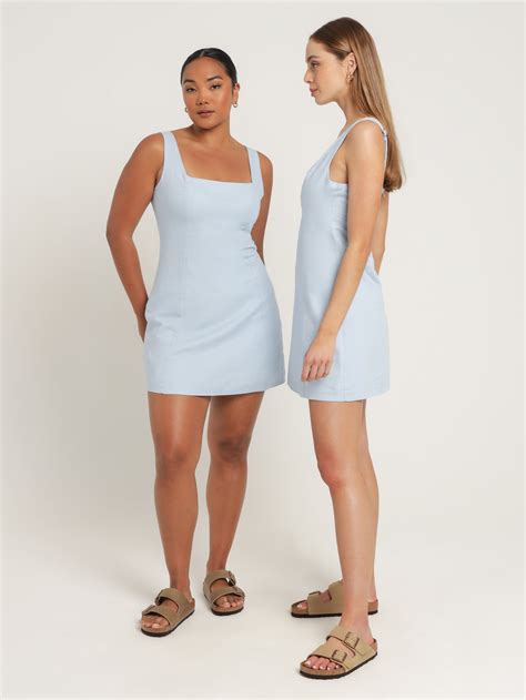 Nude Lucy Phoenix Mini Dress Sky | Glue Store