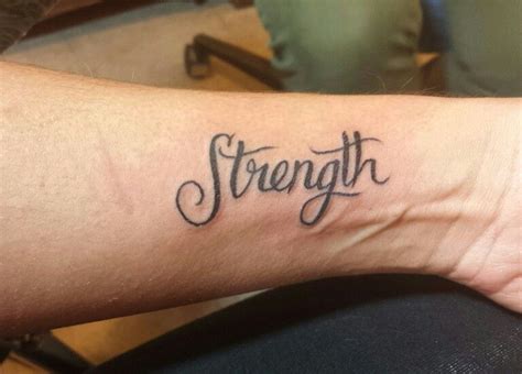 Strength tattoo | Strength tattoo, Cute tattoos, Tattoos and piercings