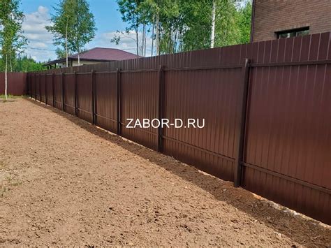Установка забора из евроштакетника с профнастилом - «ВД-СТРОЙ»