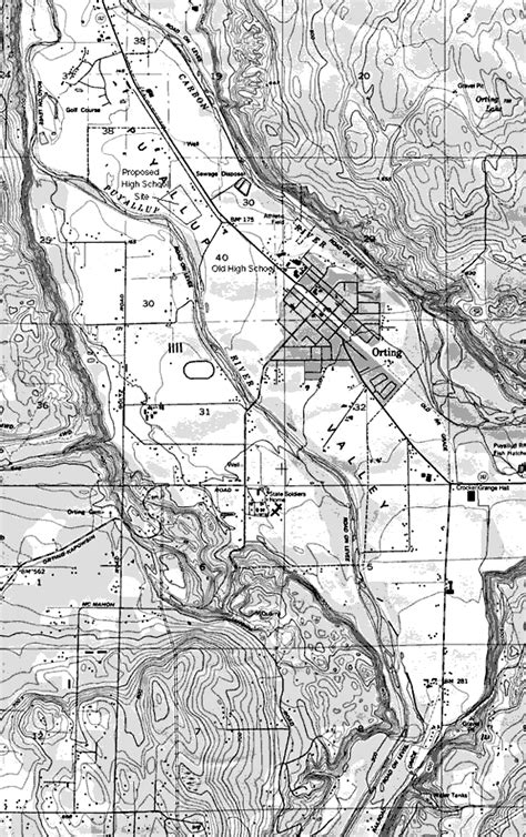 orting full map