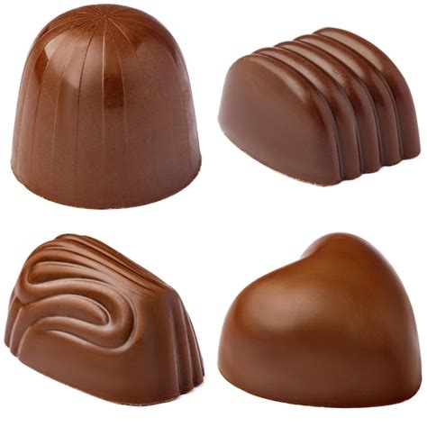 Premium Photo | Chocolate candies collection collage isolated on white