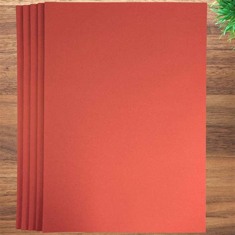 A2 Red Sugar Paper Recycled 100gsm – Recycled Paper Company
