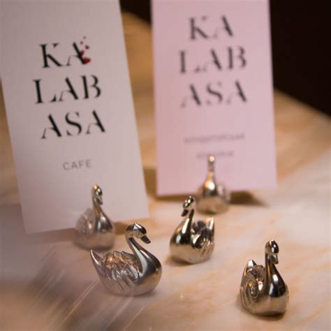 Подставка для карточки «Лебедь» — Kalabasa