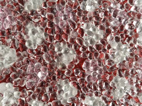 Abstract Red and White Crystal Background Stock Image - Image of blur ...