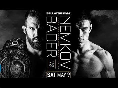 Вадим Немков сразится за пояс чемпиона Bellator 9 мая против Райана ...