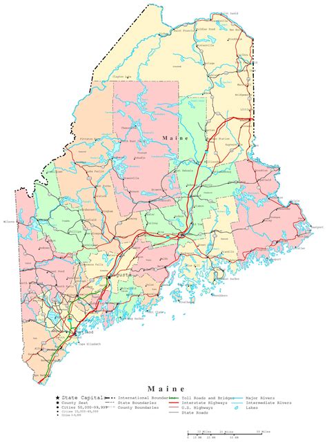 show me a map of maine