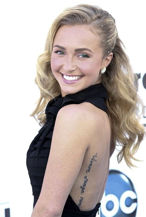 hayden-panettiere | Inspirational celebrities, Tattoo quotes, Hayden
