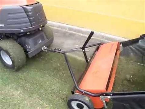 Rider 21AWD with sweeper zberac - YouTube