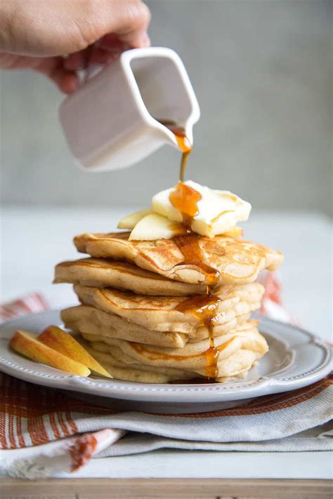 Cinnamon Apple Pancakes- The Little Epicurean