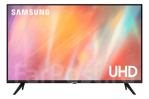 Телевизор Samsung UE43AU7002UXRU, 43"(109 см), UHD 4K, LED, Smart TV ...