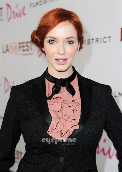 Christina Hendricks arrives at the “Drive” Gala Premiere in L.A, June ...