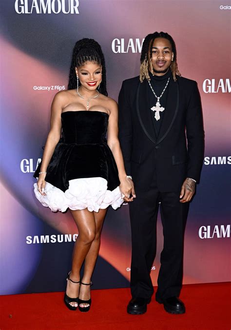 Halle Bailey Red Carpet Sensation Boobs Cleavage Legs - Hot Celebs Home