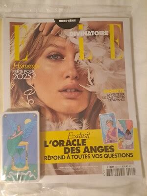 ELLE DIVINATOIRE-H.S. Nov. 2024 horoscope 2025+oracle anges neuf sous ...