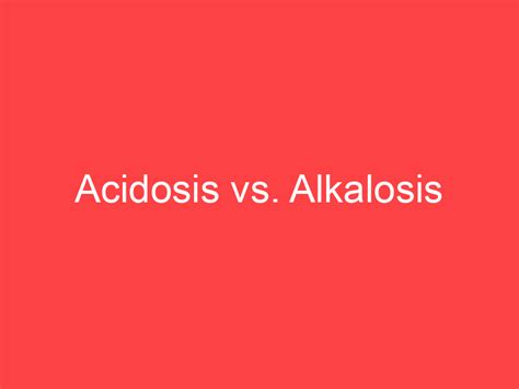 Which Condition Is A Cardiovascular Manifestation Of Alkalosis