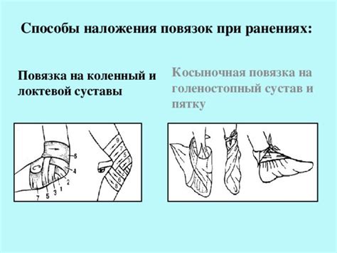 Первая помощь при ранениях