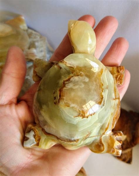 Stone Turtle Onyx Carving Large Spirit Turtle - Etsy