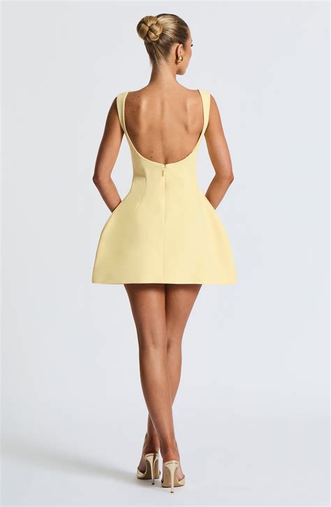 Alana Mini Dress - Lemon - Shop BABYBOO Fashion for exclusive, tiktok