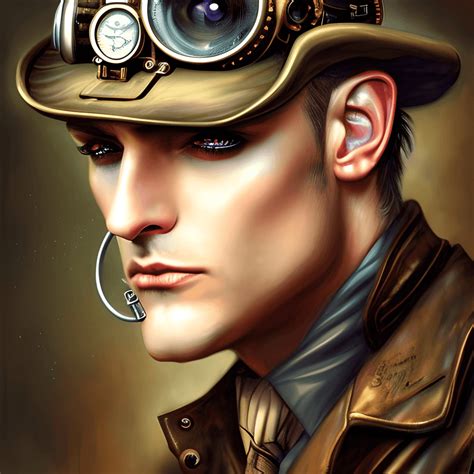 Gordon Sumner Steampunk Man Graphic · Creative Fabrica