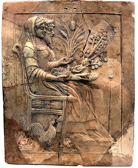 greek goddess demeter guardian  grain crops  fertility