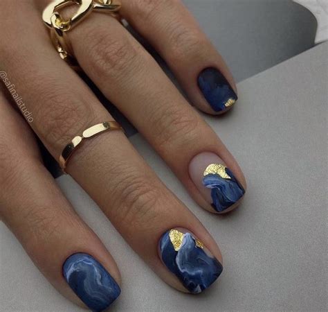 Pin by Elina on Manicure | Manicure, Blue nails, Nails