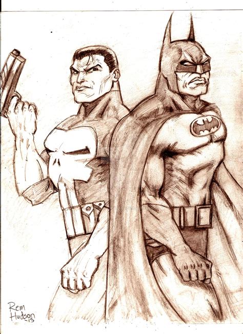 Punisher vs Batman by MisterHydesSon on DeviantArt