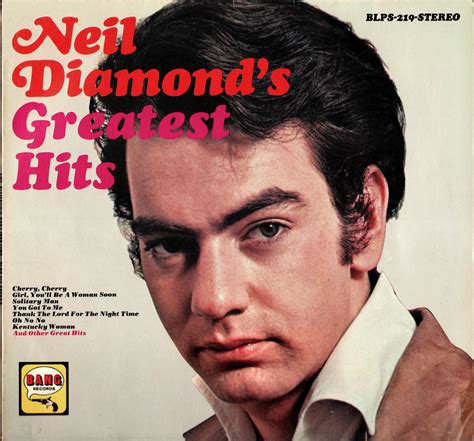 Neil Diamond – Greatest Hits album art - Fonts In Use